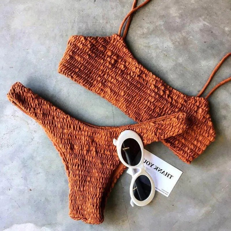 Crochet Triangle Swimwear Bathing Suit - Swimwear.ca