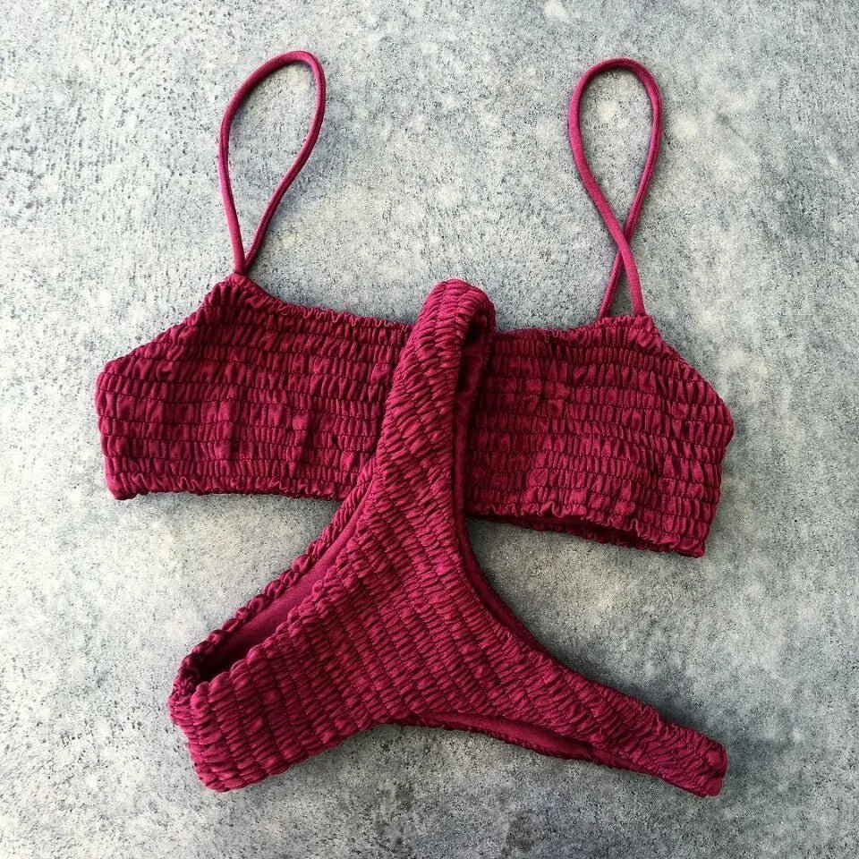 Crochet Triangle Swimwear Bathing Suit - Swimwear.ca