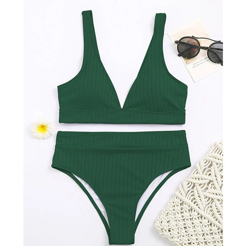 High Waist Swimsuit - Swimwear.ca