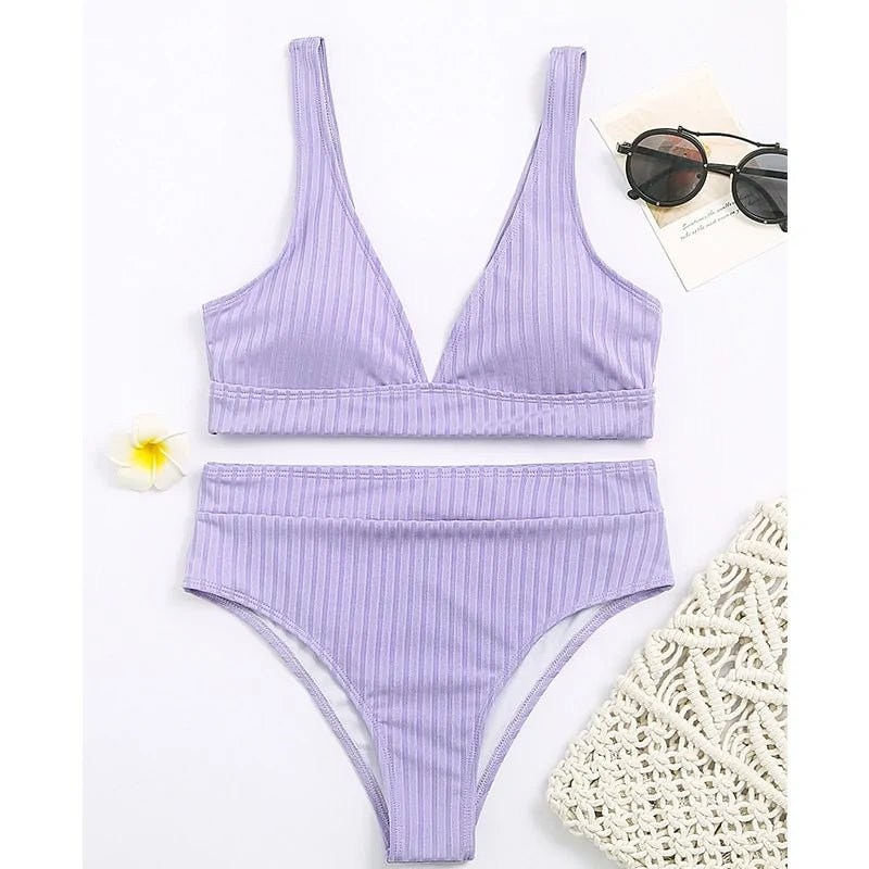 High Waist Swimsuit - Swimwear.ca
