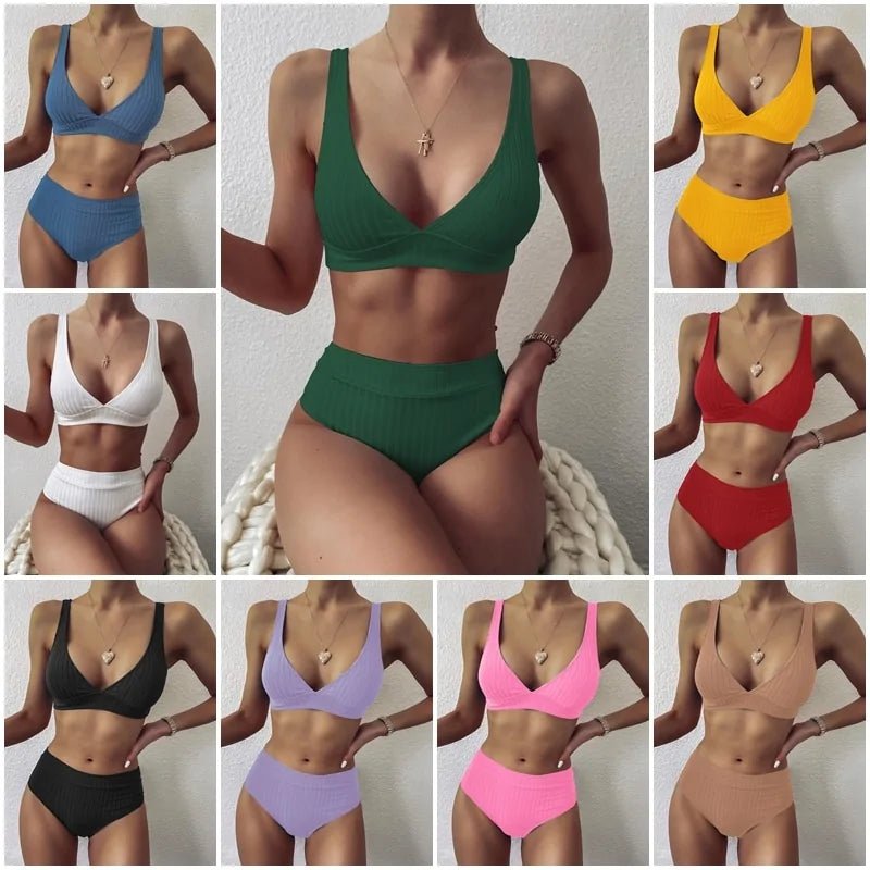 High Waist Swimsuit - Swimwear.ca