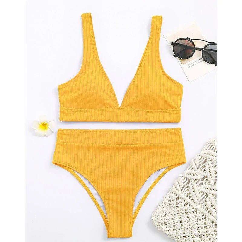 High Waist Swimsuit - Swimwear.ca