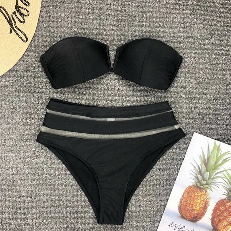 Padded Bathing Suit Bikinis Set - Swimwear.ca