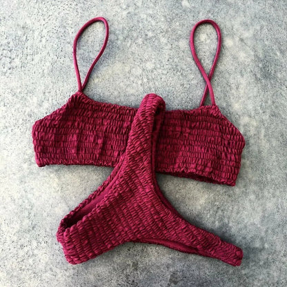 Crochet Triangle Swimwear Bathing Suit - Swimwear.ca